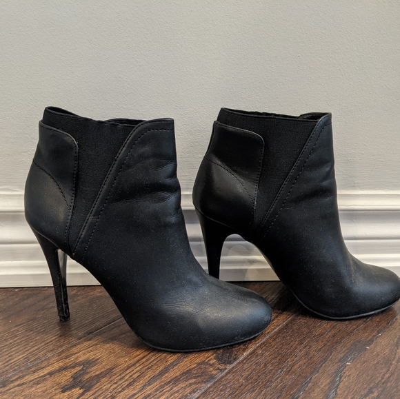 Aldo Jendayi Black Ankle Boots - 9 - Picture 3 of 6
